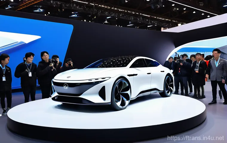 플라잉 택시 서비스 - A sleek, white Joby Aviation eVTOL aircraft, with subtle blue accents, gracefully landing on a moder...