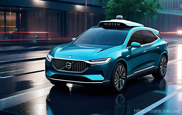 5G 스마트 교통 - **Prompt 1: AI-Powered Smart City Traffic Flow**
    "A bustling, futuristic cityscape at dawn, with...