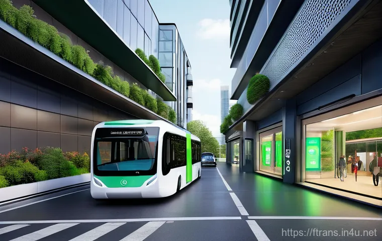 5G 스마트 교통 - **Prompt 2: V2X Communication for Enhanced Autonomous Driving Safety**
    "A self-driving electric ...